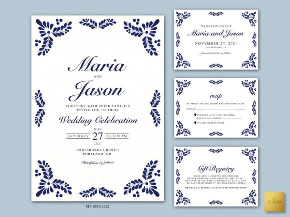 Celebrate with Vibrant Culture: Mexican Theme Wedding Set 12 Templates