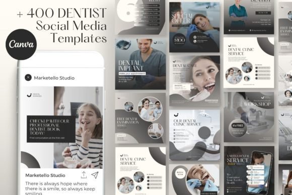 Dental Clinic Instagram Templates for a Polished Social Presence