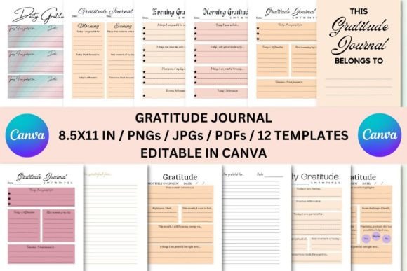 Gratitude Journal Canva Templates: A Designer’s Guide