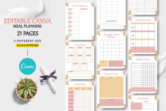 Master Your Week: The Power of Editable Canva Meal Planner Templates