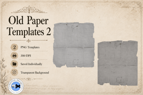Old Paper PNG Templates 2: Elevate Your Digital Craft