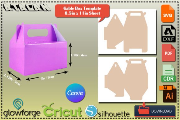 Party Favor Box Candy Gift Box Templates for Creative Crafting
