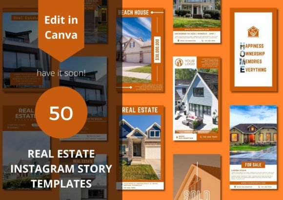 Real Estate Story Canva Templates: Elevate Your Instagram Game
