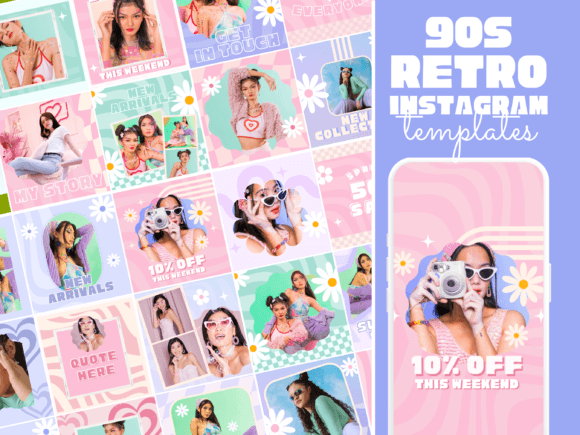 Revive the Vibe: Crafting a Killer Feed with Retro Y2K Instagram Templates