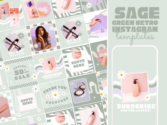 Sage Green Instagram Templates: A Cohesive Visual Strategy
