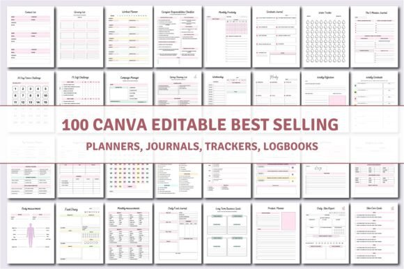 Streamline Your Creative Business: The Ultimate Canva Planner Bundle