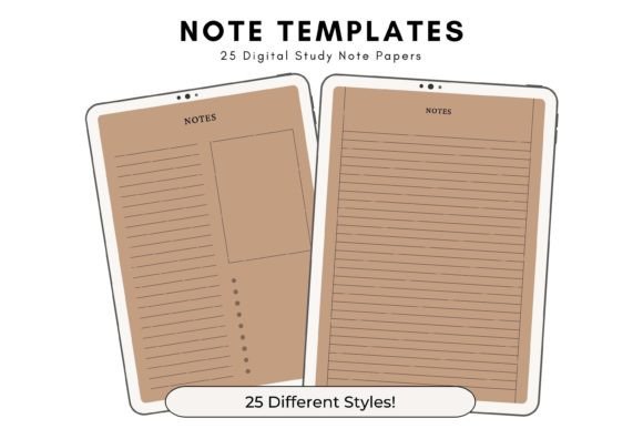 Tan Printable Note Templates: A Warm Foundation for Your Ideas