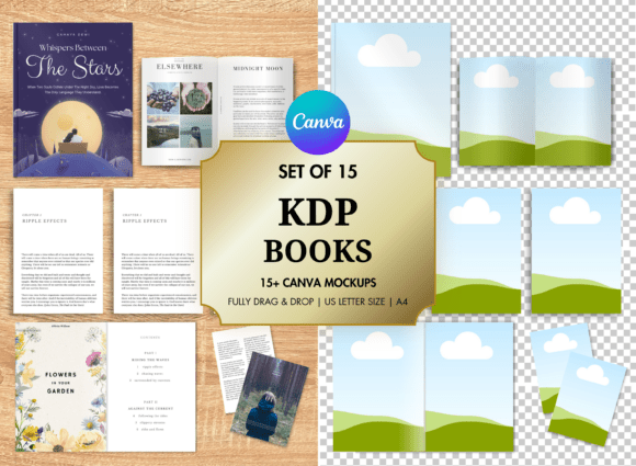 Transform Your KDP Listings with 15 Pro Mockups