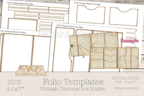Unlock Authenticity with Vintage Junk Journal Folio Templates